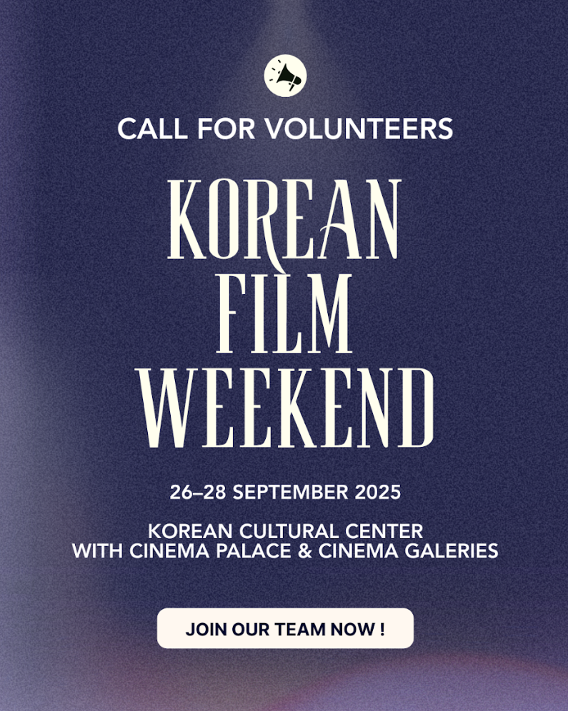 Recrutement de bénévoles pour le Korean Film Weekend  ​  Le Centre Culturel Coréen auprès de l’Union européenne en Belgique recherche des bénévoles pour participer au Korean Film Weekend, qui se tiendra du 26 au 28 septembre 2025 dans les cinémas Cinema Palace et Cinema Galeries au centre-ville de Bruxelles. Si vous êtes intéressé(e), veuillez lire les informations ci-dessous et envoyer les documents requis, y compris votre CV, avant le dimanche 14 septembre à minuit. Nous attendons votre candidature avec impatience !  ​  ○  Missions :      - Vérification des billets et des listes d’invités      - Distribution des programmes et des questionnaires de satisfaction      - Accueil et orientation du public      - Soutien à l’organisation du festival      - Prise de photos pendant l’événement  ​  ○ Profil recherché :      - Disponible tous les jours de l'événement : (26 septembre) de 15h à 23h, (27 et 28 septembre) de 17h à 23h      - Intérêt pour la culture et le cinéma coréens      - Maîtrise d’au moins deux langues parmi : français, néerlandais, anglais, coréen      - Âgé(e) de 18 ans ou plus, sans empêchement légal pour travailler en Belgique      - Pour les bénévoles photographes : bonne maîtrise de la photographie  ​  ○  Conditions :      - Contrat de bénévolat      - Accès gratuit à toutes les projections et invitations aux événements liés au festival      - Période de travail : du 26 au 28 septembre 2025      - Tous les bénévoles doivent être disponibles pendant les trois jours  ​  ○  Documents à fournir :      - CV (format libre) en français ou en anglais      - Indication des missions souhaitées parmi celles proposées      - Pour les photographes : joindre des exemples de photos prises      - Envoyez votre candidature à info@kccbrussels.be avec pour objet : KOREAN FILM WEEKEND VOLONTEER      - Date limite de candidature : dimanche 14 septembre 2025 à minuit  ​  ○ Sélection :      Les candidats retenus seront contactés individuellement pour un entretien le 15 septembre 2025.      *Les candidatures incomplètes ou reçues après la date limite ne seront pas prises en compte.       **Toute fausse information dans le CV pourra entraîner l’annulation de la sélection, même après acceptation.