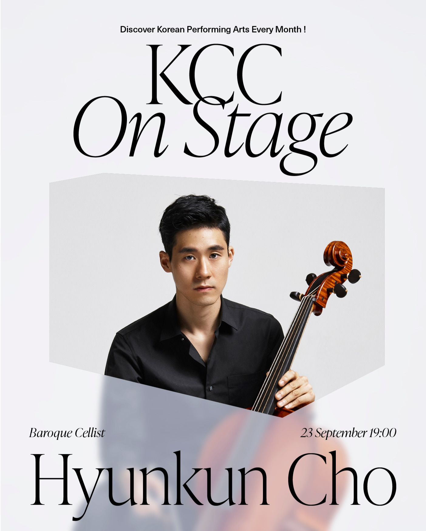 [KCC On Stage] Baroque Cellist Hyunkun Cho